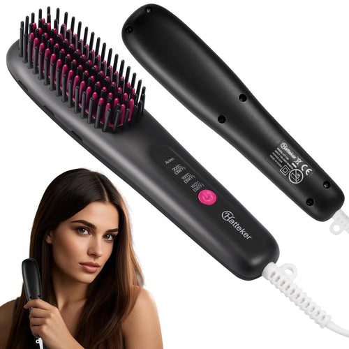 Brosse Lissante Portable à Ions Négatifs