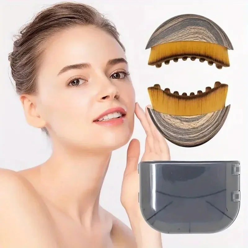Lymphatic Contour Face Brush,Chin &Jawline Sculpting,Drainage Massager for Face,Ergonomically Designed to Fit The Skin Precisely