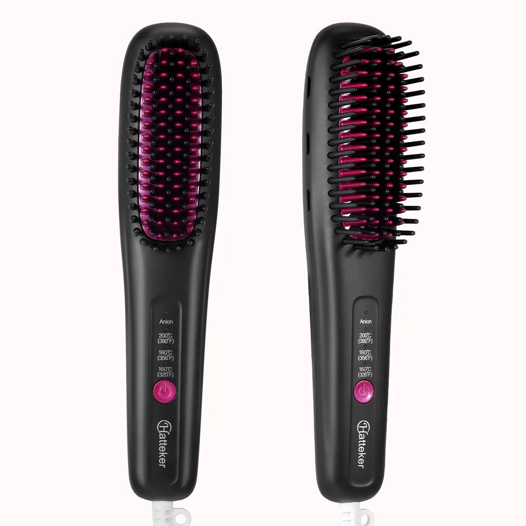 Hair Straightening Brush Portable